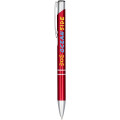 Moneta anodized aluminium click ballpoint pen (blue ink)