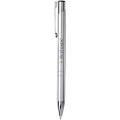 Moneta anodized aluminium click ballpoint pen (blue ink)