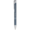Moneta soft touch ballpoint pen (black ink)