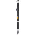 Moneta aluminium click ballpoint pen (black ink)