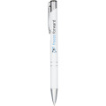 Moneta anodized aluminium click ballpoint pen (black ink)