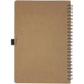 Cobble A5 wire-o recycled cardboard notebook with stone paper