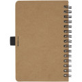 Cobble A6 wire-o recycled cardboard notebook with stone paper