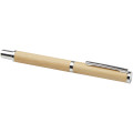 Apolys bamboo ballpoint and rollerball pen gift set  (black ink)