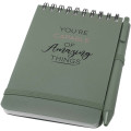 Thalaasa A6 hard cover ocean-bound notebook with ballpoint pen (black ink)