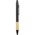 Carmen A5 hard cover notebook and ballpoint pen gift set (black ink)