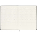 Moleskine hard cover 12 month XL weekly planner