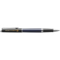 Hemisphere colour blocking rollerball pen with palladium trim (black ink)