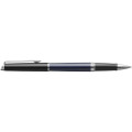 Hemisphere colour blocking rollerball pen with palladium trim (black ink)