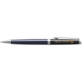 Hemisphere colour blocking ballpoint pen with palladium trim (blue ink)