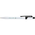 Unica recycled plastic ballpoint pen (blue ink)