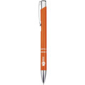 Moneta recycled aluminium ballpoint pen (blue ink)