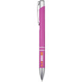 Moneta recycled aluminium ballpoint pen (blue ink)