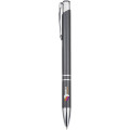 Moneta recycled aluminium ballpoint pen (blue ink)