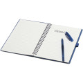Slate A5 reusable hard cover notebook and pen set (black ink)