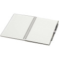 Slate A5 reusable hard cover notebook and pen set (black ink)
