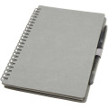 Slate A5 reusable hard cover notebook and pen set (black ink)