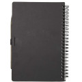 Slate A5 reusable hard cover notebook and pen set (black ink)