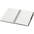 Slate A5 reusable hard cover notebook and pen set (black ink)
