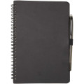 Slate A5 reusable hard cover notebook and pen set (black ink)