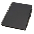 Slate A5 reusable hard cover notebook and pen set (black ink)