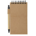 Flipper sticky notepad with ballpoint pen (black ink)