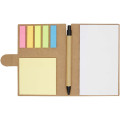 Swift sticky notes booklet with ballpoint pen (black ink)