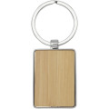 Neta bamboo rectangular keychain