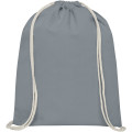 Oregon 140 g/m² cotton drawstring bag 5L
