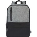 Reclaim 15" GRS recycled two-tone laptop backpack 14L