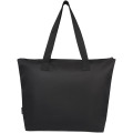 Reclaim GRS recycled two-tone zippered tote bag 15L
