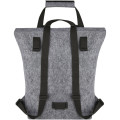 Felta GRS recycled felt roll-top bike bag 13L