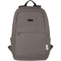 Joey 15.6" GRS recycled canvas anti-theft laptop backpack 18L