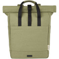 Joey 15” GRS recycled canvas rolltop laptop backpack 15L