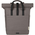 Joey 15” GRS recycled canvas rolltop laptop backpack 15L