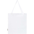 Madras 140 g/m² GRS recycled cotton gusset tote bag 12L