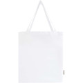 Madras 140 g/m² GRS recycled cotton gusset tote bag 12L