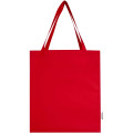 Madras 140 g/m² GRS recycled cotton gusset tote bag 12L