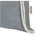 Oregon 140 g/m² GRS recycled cotton drawstring bag