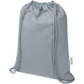 Oregon Blend 140 g/m² GRS recycled drawstring bag 5L