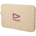 Bear 13" GRS recycled sherpa laptop sleeve 2L