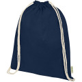 Odisha 140 g/m² OCS organic drawstring bag 5L