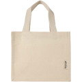 Odessa 220 g/m² GRS recycled cotton mini gusset tote bag 9L