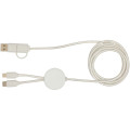 Citala 5-in-1 recycled plastic 150 cm data sync and 27W fast charge cable