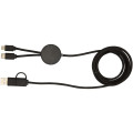 Citala 5-in-1 recycled plastic 150 cm data sync and 27W fast charge cable