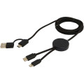 Citala 5-in-1 recycled plastic 150 cm data sync and 27W fast charge cable