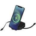 Gloas 5-in-1 recycled retractable data sync and 100W fast charge cable with smartphone tool kit