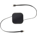Gloas 5-in-1 recycled retractable data sync and 100W fast charge cable with smartphone tool kit
