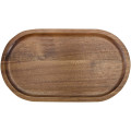Edge acacia wood serving tray