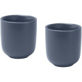 Male 90 ml ceramic espresso cups with matt finish - set of 2
